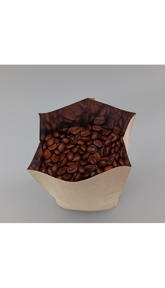 Empaque para café fuelle kraft 250g